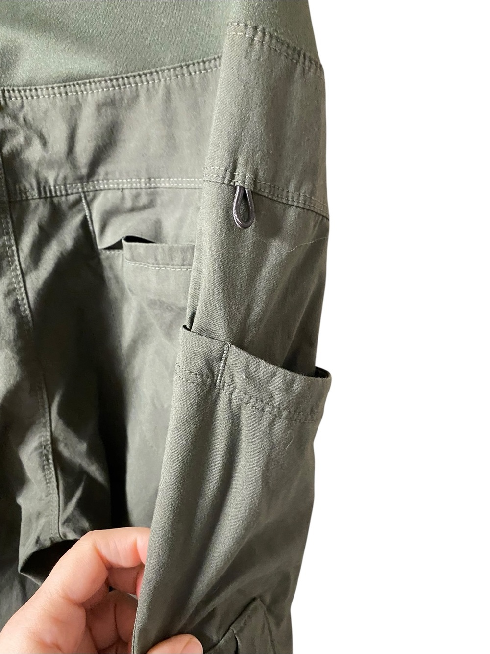 Prana Kanab Ripstop hiking climbing army green pants camping outdoors active - Picture 13 of 15
